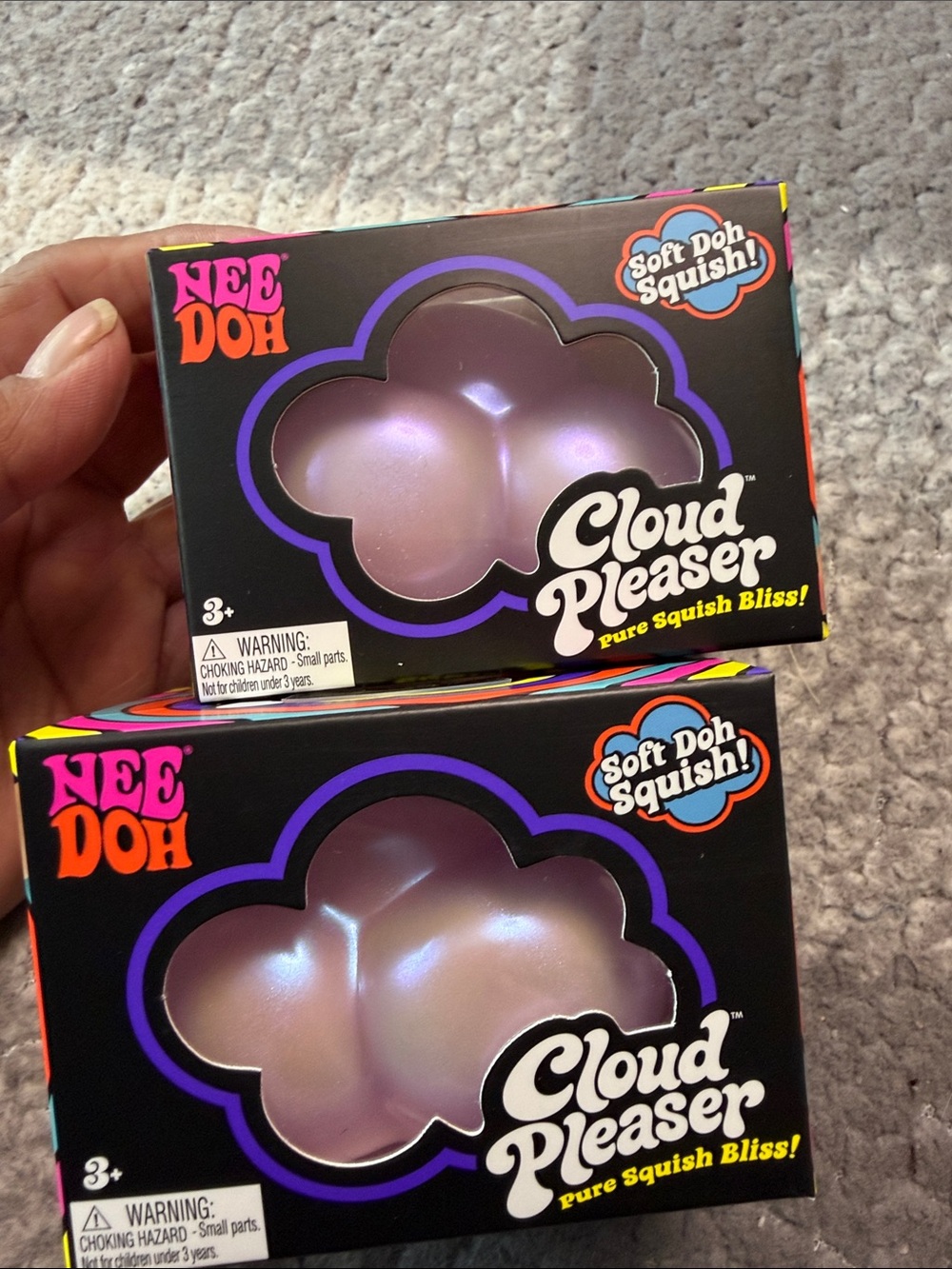 Needoh Cloud Pleaser Soft Doh Squish - Iridescent Pink